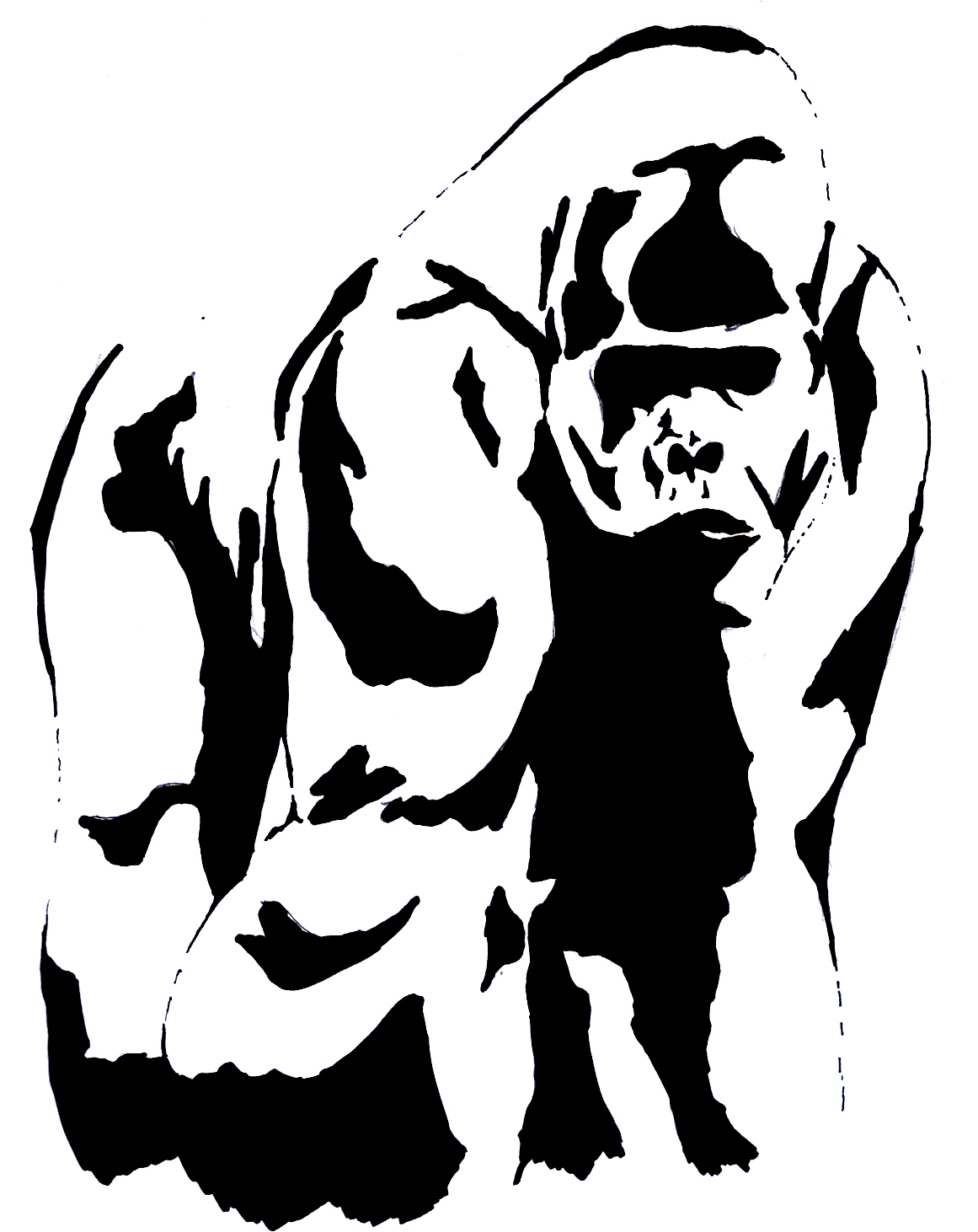 Silverback Gorilla Logo. download. 